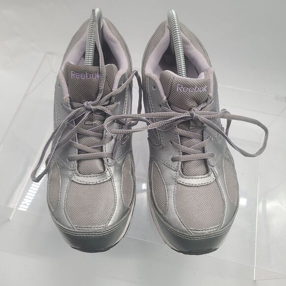 Reebok Work Women's Ateron Oxford Composite Athletic Work Shoe RB448 Grey 8.5M - Picture 1 of 12
